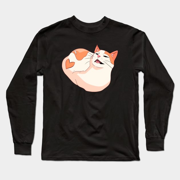 Cat Long Sleeve T-Shirt by aizhana